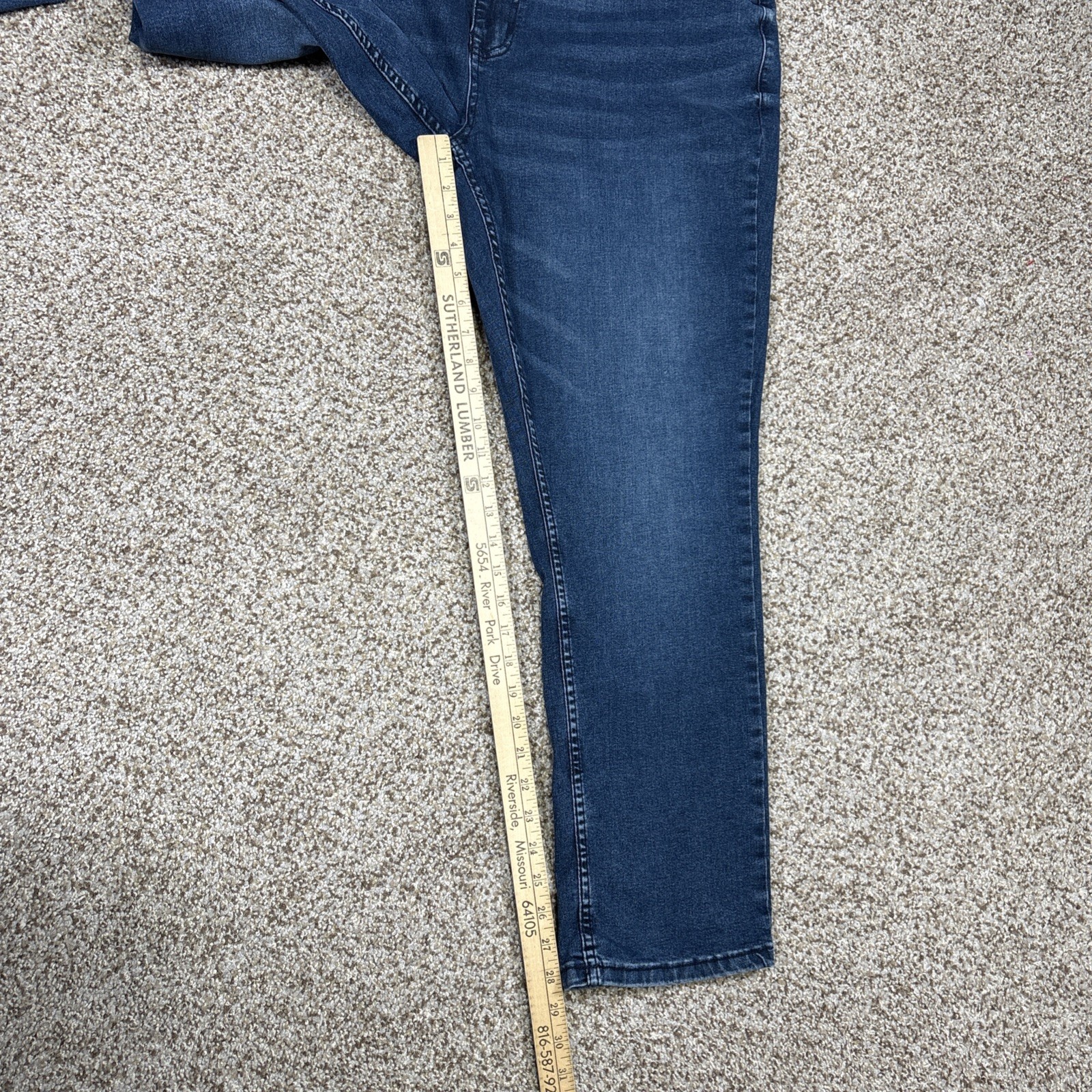 The Perfect Jean NYC Slim Fit Dark Denim Blue Mens 42x30 (41x28.5) - View 8