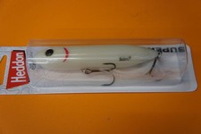 Heddon Super Zara Spook Topwater Lure Bone 4.5in 3/4oz Salmon/Striper