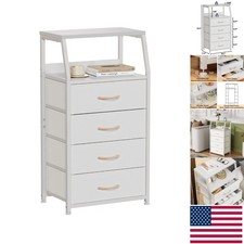 Compact 4 Drawer Dresser - Versatile Storage for Bedroom, Nursery  Entryway