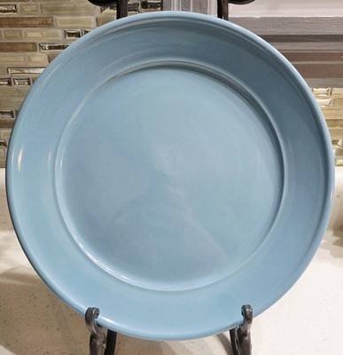 Mainstays Amelia Topaz Blue Stoneware Dinner Plates-Set of 4