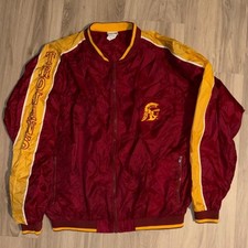 Vintage USC Trojans Team Addition Embroidered Jacket XL