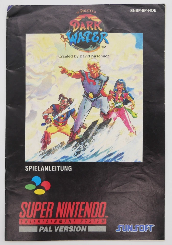 The Pirates of Dark Water Anleitung Handbuch Manual SNES SNSP-8P-NOE - Bild 1 von 2