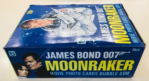 James Bond's MOONRAKER +36x Wax Packs (Topps 1979) * LIGHT BLUE BOX VARIANT - Bild 3 von 7