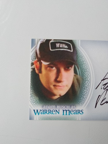 Adam Busch Warren Inkworks Buffy Men of Sunnydale 2005 Authentic Autograph A8 - Picture 4 of 6