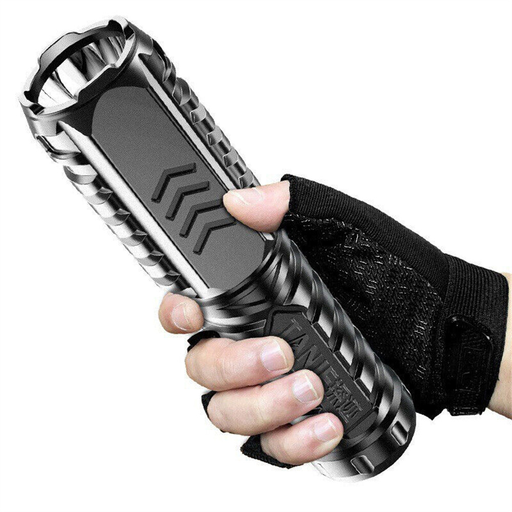 Multifunctional LED Strong Light Tactical Flashlight Rechargeable Super Bright - Picture 14 of 18