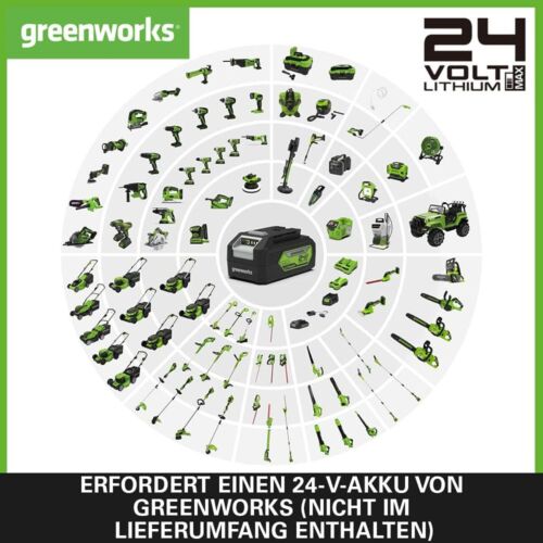 24V Akku Nagelpistole 18GA Greenworks GD24BN ohne Batterie und Ladegerät - Bild 5 von 6