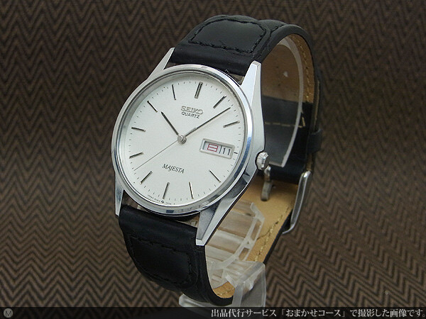 Seiko 9063-7000 Majesta 1980s Quartz Authentic Mens Watch
