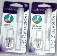 Lot Of 2 Nailene French Tip To Go Pearl White For Fingers And Toes 61022 Deal Lot Of 2 Nailene French Tip To Go Pearl White For Fingers And Toes 61022 Deal