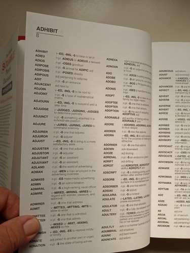 The Official SCRABBLE Players Dictionary by Merriam-Webster (2018, Hardcover,... - Picture 14 of 24