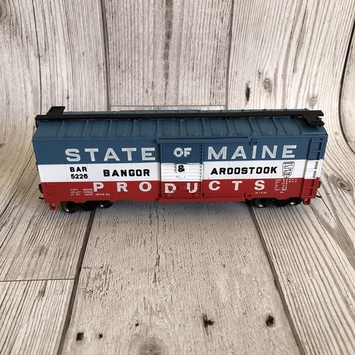 Bachmann Silver Series HO 40’ Box Car 17038 Bangor & Aroostook State Of Maine - Picture 9 of 13