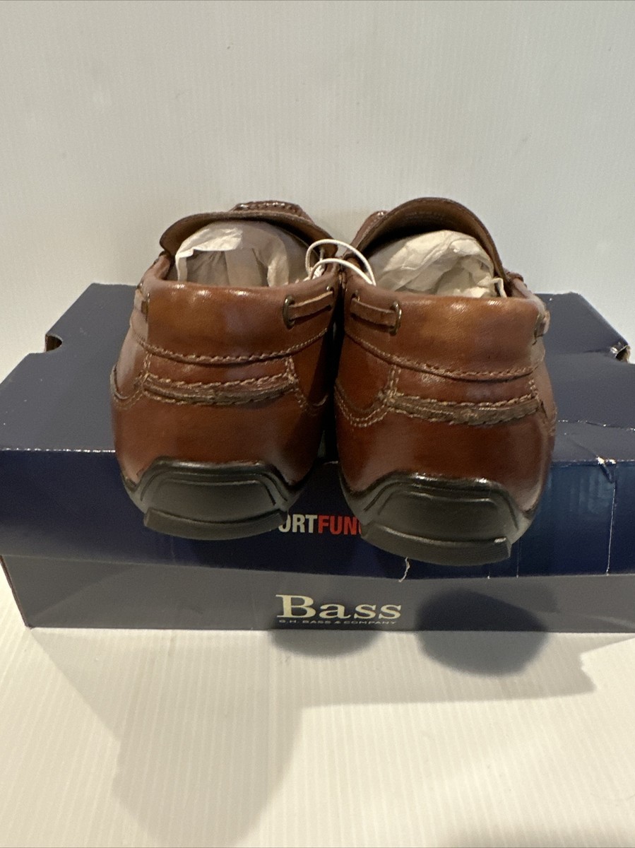 Bass G. H. Bass & Company Hank Brown Leather Slip On Mocassins Loafers Size‎ 9.5 s-l500.jpg main image 2