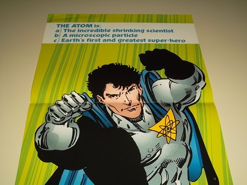 Póster promocional de The Atom Tangent DC Comics 1997 34x11 minorista - Imagen 5 de 6