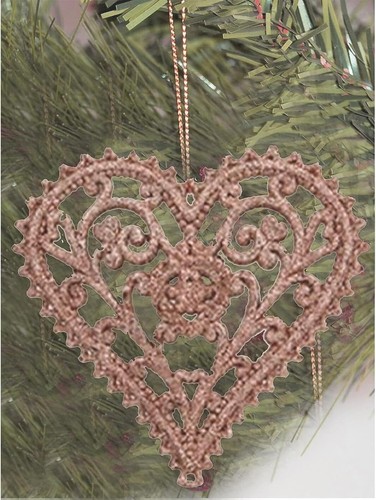 Red Christmas Tree Ornaments Hanging Baubles Star,Heart,Drops,Bows Xmas Decor - Picture 42 of 102