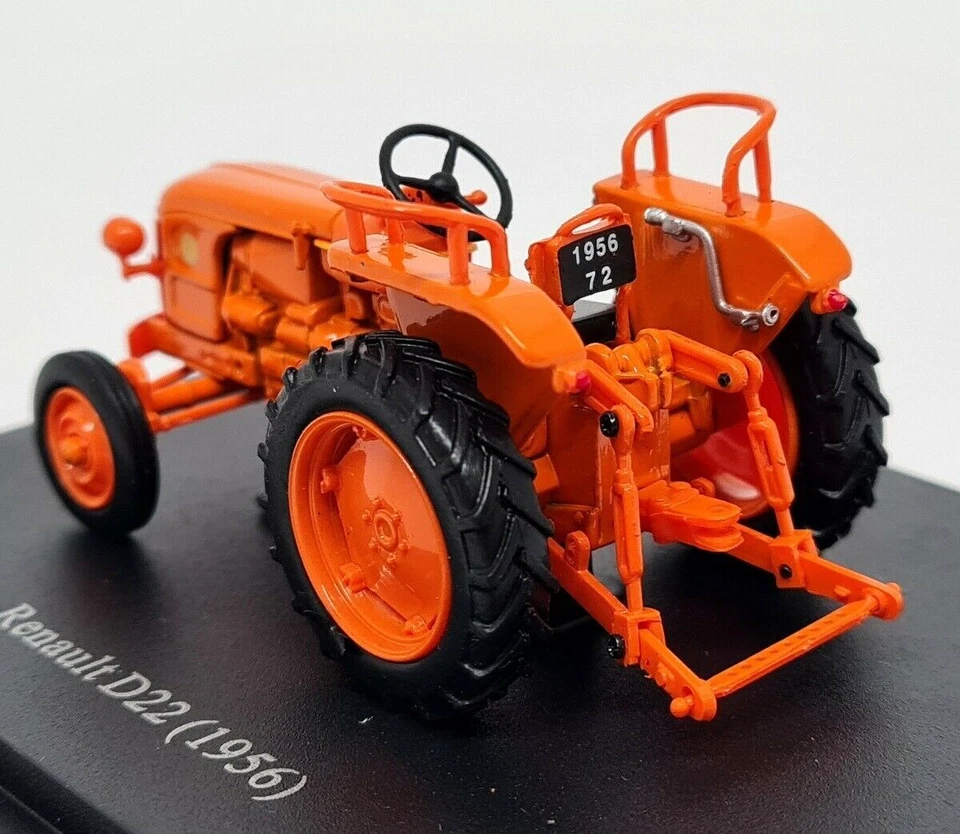 Hatchette 1/43 - Renault D22 1956 Orange Diecast & Plastic model Farm tractor - Image 4 of 4