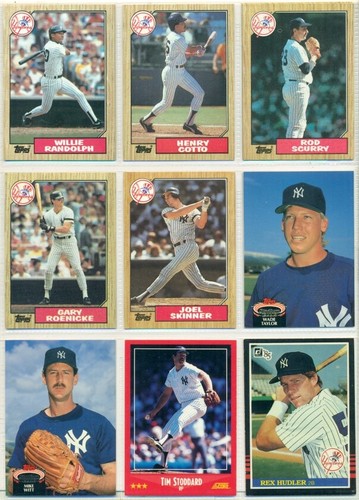 MLB-LOTTO BASEBALL-NEW YORK YANKEES-71 CARTE DIVERSE-COTTO+STODDARD+SODERHOLM - Foto 1 di 8