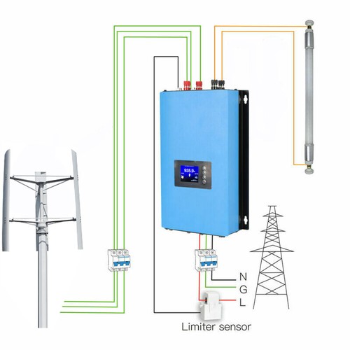Generador eólico vertical 6000W 400V 3 fases AC aerogenerador molinos de viento aerogenerador - Imagen 9 de 11