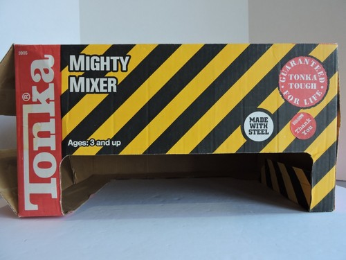 1991 VINTAGE Tonka Turbo-Diesel Mighty Cement Mixer No.3905 NEW IN ORIG BOX RARE - Picture 20 of 24