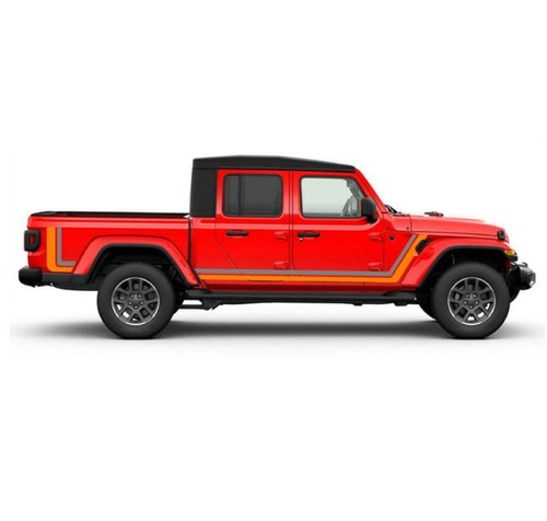 Graphics Racing Stripe Car Sticker Kit For Jeep Gladiator Side Door Vinyl Decals - Bild 5 von 10