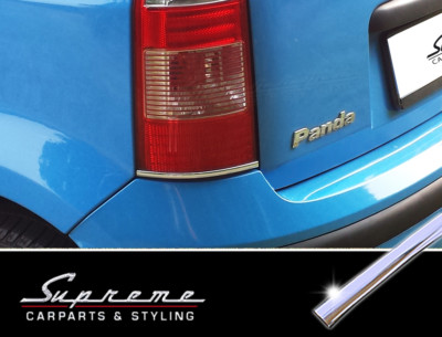 Windabweiser Außenmontage für Fiat Panda II 2003-2012 CT 5 Türen - 4 Stk. Vorderseite und hinten