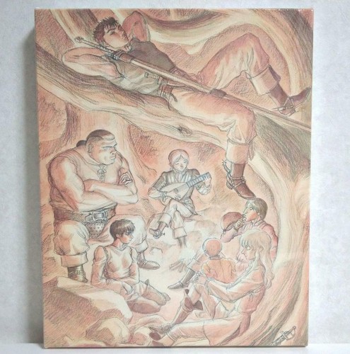 Berserk Exhibition 2021 Limited F3 Character Fine Art Board canvas N Hawk Japan - Photo 1/4