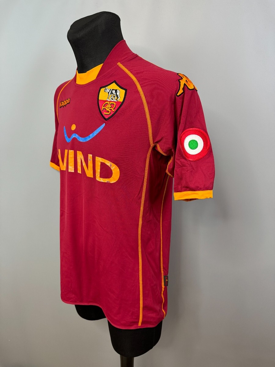 AS ROMA 2008 2009 TOTTI HOME SHIRT FOOTBALL SOCCER JERSEY KAPPA