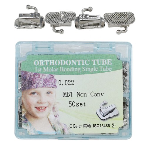 Dental Orthodontic Buccal Tube MBT Roth 022 1st 2ndMolar 6# 7# Bondable Single - Picture 197 of 287