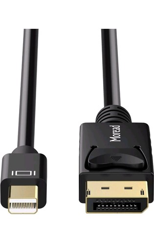 Mini DisplayPort to DisplayPort Cable, 6 Feet, Gold-Plated DisplayPort to Min... - Picture 4 of 7