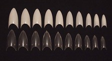 20 100 500 Stiletto Pointed Shape False Vamp Art Tips Fake Acrylic Nails