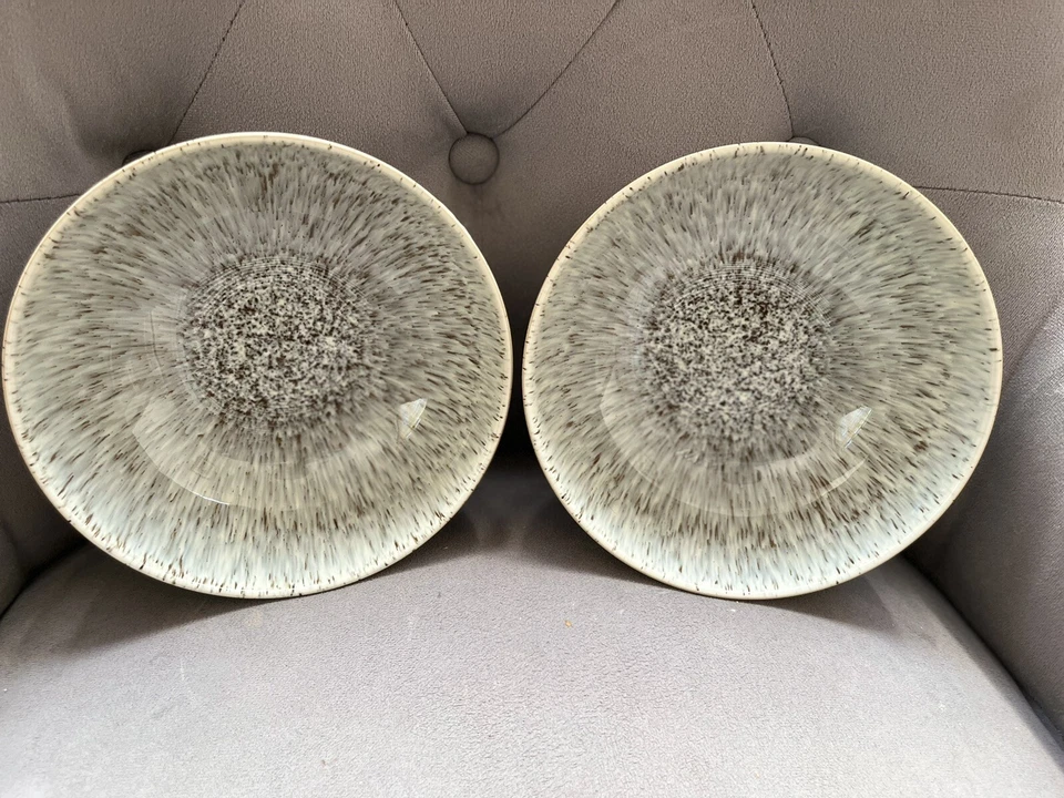 Denby Speckle Halo Grey 2 Piece Rice Soup Bowl Set Brand New - Image 2 of 4