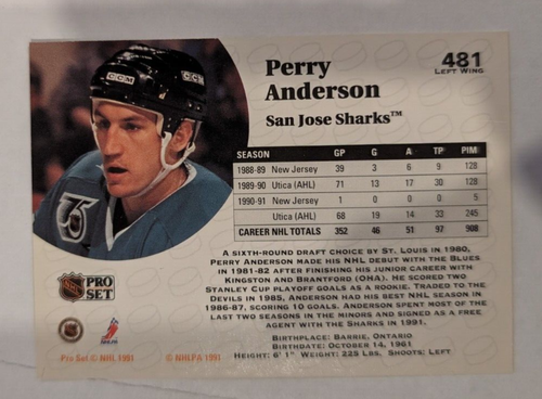 1991 NHL PRO SET IN EXCELLENT CONDITION PICK YOUR CARDS #346 - 500 - Picture 271 of 309