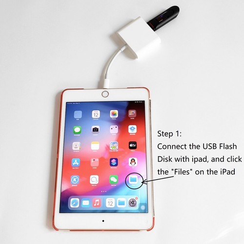 3 in 1 Dual USB Female OTG Adapter with Fast Charging Port for iPhone iPad - 第 4/7 張圖片