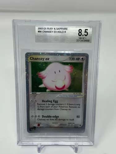 Chansey EX Ruby & Sapphire TCG Gen 3 Base set BGS 8.5