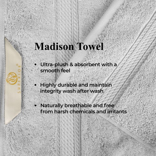 Egyptian Cotton Pile 6 Piece Towel Set Soft Plush Heavyweight 800 GSM Towels - Picture 161 of 216