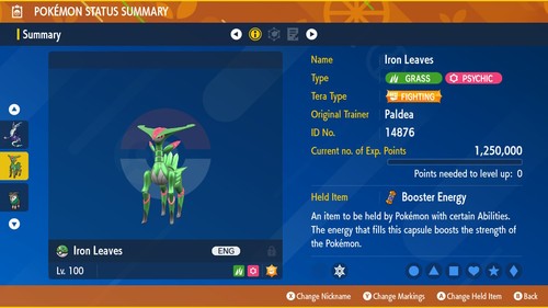 All Paradox Pokémon VIOLET Exclusives ✨ 6IV Shiny Battle Ready 🎁 IRON LEAVES - Picture 18 of 24