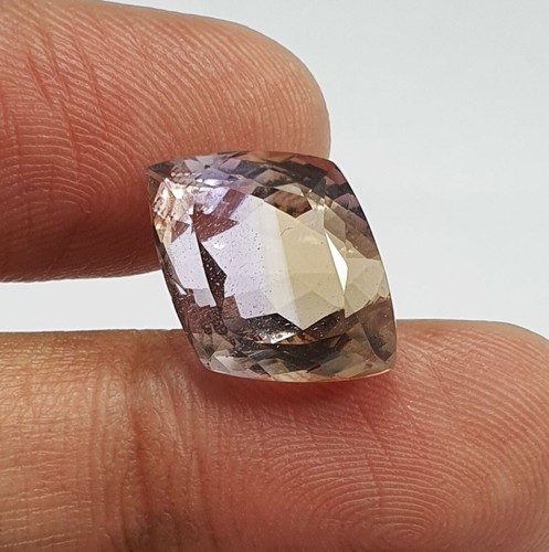 11.40 Ct Natural Bi Color Ametrine Fancy Shape AAA Quality Eye Clean Loose Gems - Picture 8 of 11