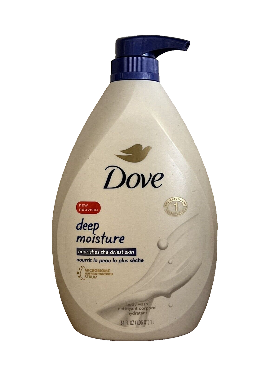 Dove Deep Moisture Liquid Body Wash with Pump Nourishing for