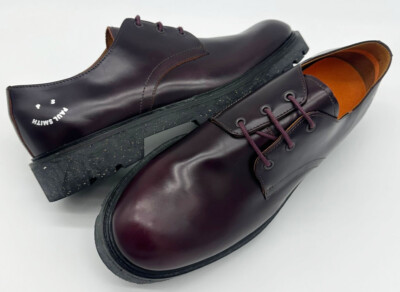 PAUL SMITH ECHTLEDER FORMELLE BORDO SCHUHE BRANDNEU GR: UK9 EU43 US10