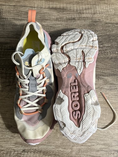 SOREL Kinetic Breakthru Sneakers Women's Size 11 Pink White Pink Athletic Shoes - Picture 6 of 6