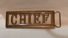 CHIEF Custom Personalized Name Belt Buckle -Put your name or word on Buckle