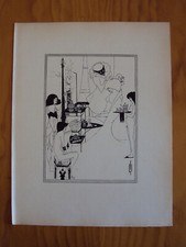 Aubrey Beardsley 1899 litho 'The Toilette of Salome' (from Salomé by O. Wilde)