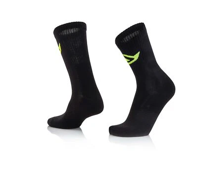 Acerbis Coton Chaussettes Techniciens Moto Noir 0022491.090 - Photo 1/2
