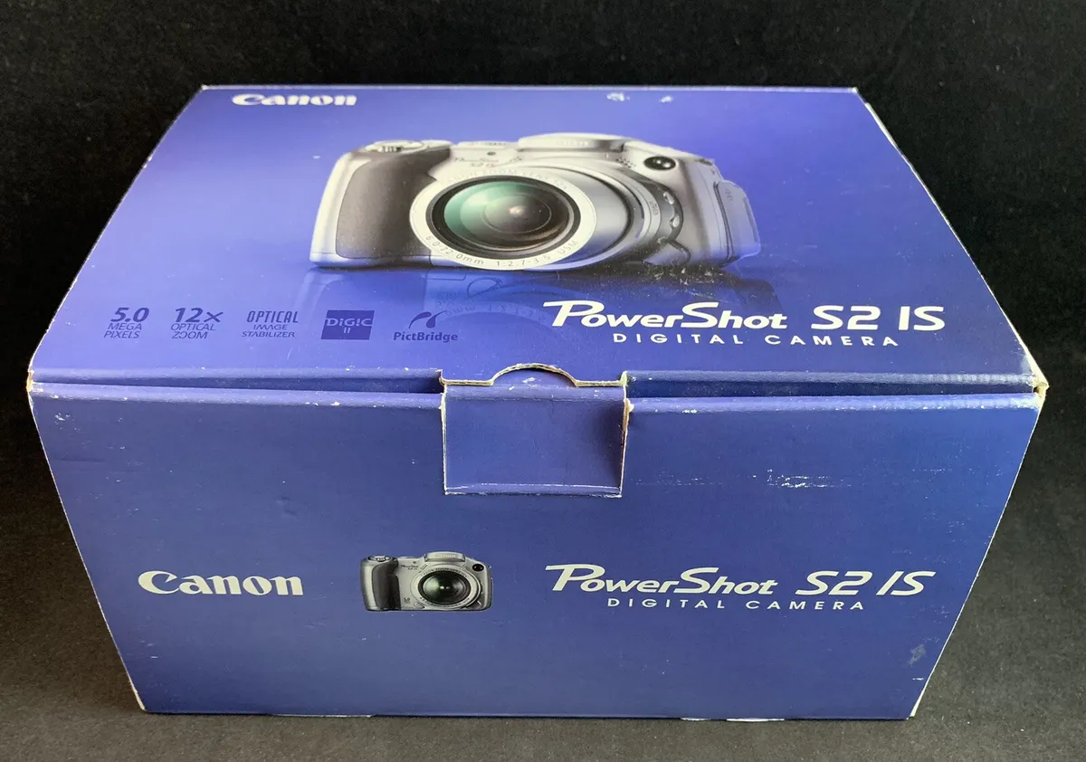 Midden krullen Migratie Canon PowerShot S2 IS 5.0MP Digital Camera - Silver | eBay