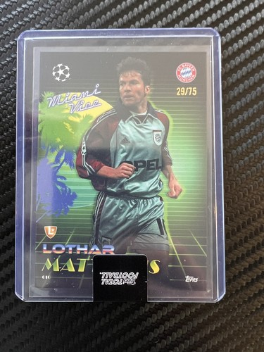 Topps Total Football Lothar Matthäus 24/25 Miami Vice /75 Fc Bayern München