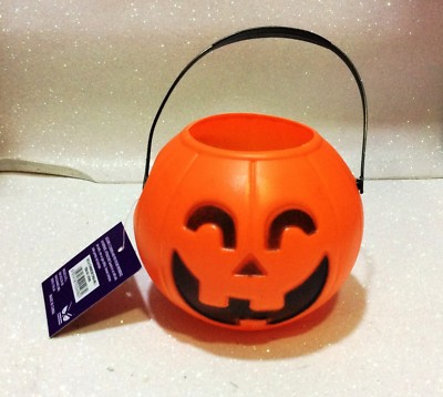 HALLOWEEN MINI KORB KÜRBIS SÜSSIGKEITEN WITZ TRICK OR TREAT PUMPKIN 6,5 CM