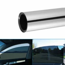 Silver Chrome Window Mirror Tint Film Car Home Office Glass Uncut Roll 20x118'' 