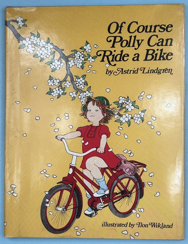 1972 Polly Can Ride a Bike Children's Book Hardcover In Dust Jacket 1st Ed. 32pg - 第 1/6 張圖片