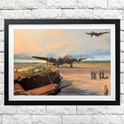 Dambusters Lancaster Bomber Giclee Fine Art Print Wall  Picture Decor Canvas Art