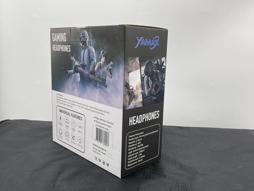 YSAMAX Wired Gaming Esports Headphones With Colourful Dazzling Lights & 3D Sound - Picture 4 of 8