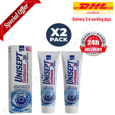 2 X PACK Intermed Unisept Toothpaste Daily Care Multiple Protection 2 100ml
