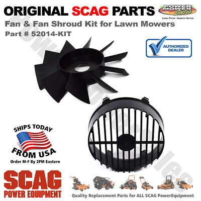 GAHGA FANFAN ガーガ　ファンファン Genuine Scag Hydro Fan and Fan Shroud Kit for Lawn Mowers / SMT
